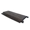 Cable Protector Ramp, Black Line, 5 Channels - 100cm 2