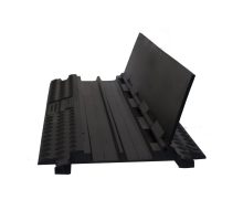 Cable Protector Ramp, Black Line, 2 Channels - 100cm